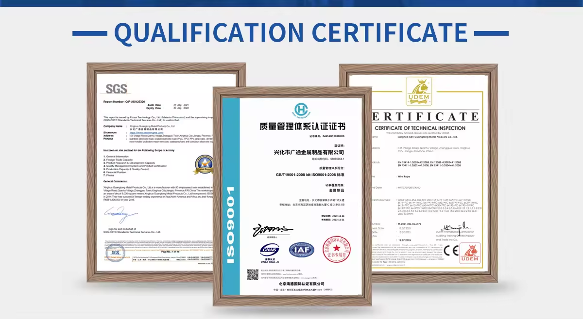 GuangTong qualification certificates